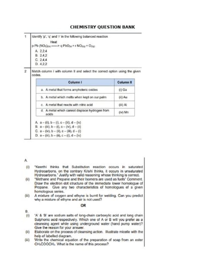 Chemistry Question Bank PDF – Master Topics with Practice Problems