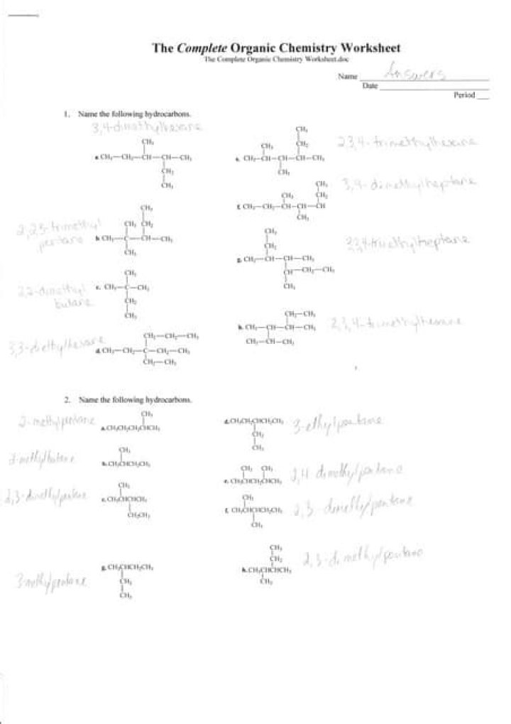 Chemistry Worksheet Answers PDF – Instant Download & Solutions