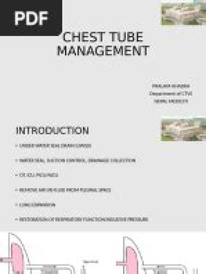 Master Chest Drain Management: Essential PDF Guide