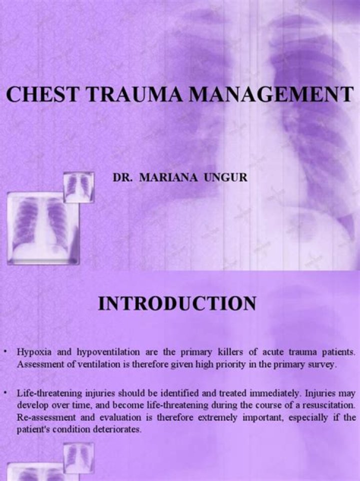Chest Trauma Management PDF: Essential Guidelines for Emergency Care