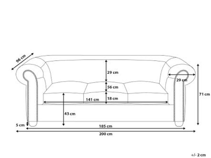 Free Chesterfield Sofa Frame Plans PDF for DIY Assembly