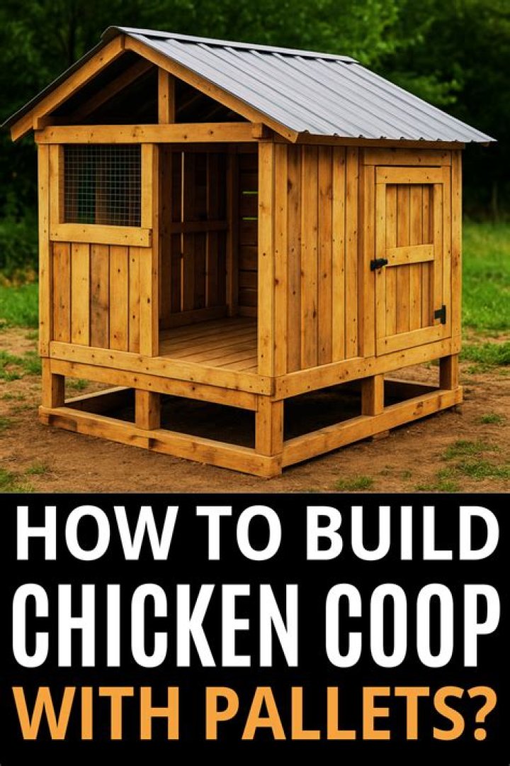 DIY Chicken Coop from Pallets Plans PDF – Easy & Affordable