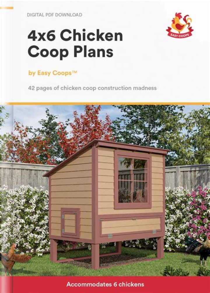 Chicken Coop Plans for 6 Chickens – Download Free PDF