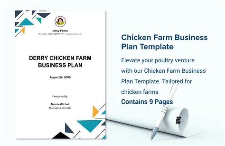 Complete Chicken Farming Business Plan PDF for Profitable Startup
