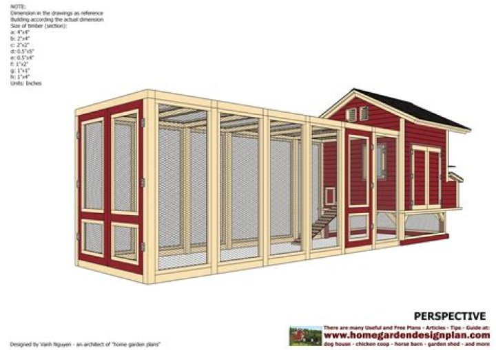Chicken House Plans for 500 Chickens – PDF Blueprint
