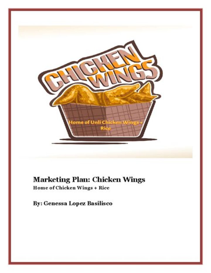 Start Your Chicken Wings Business with a Complete Business Plan PDF