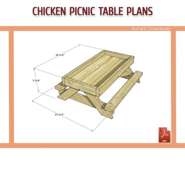 Chicknic Table Plans PDF: Easy DIY Outdoor Dining Setup