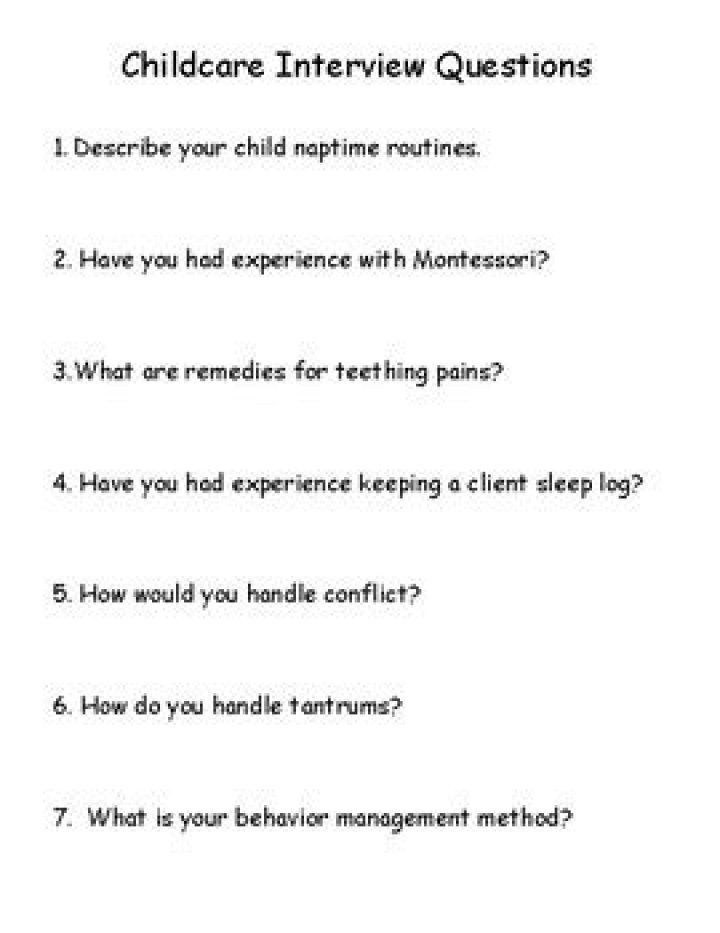 Child Interview Questions PDF: Essential Tips for Parents and Educators