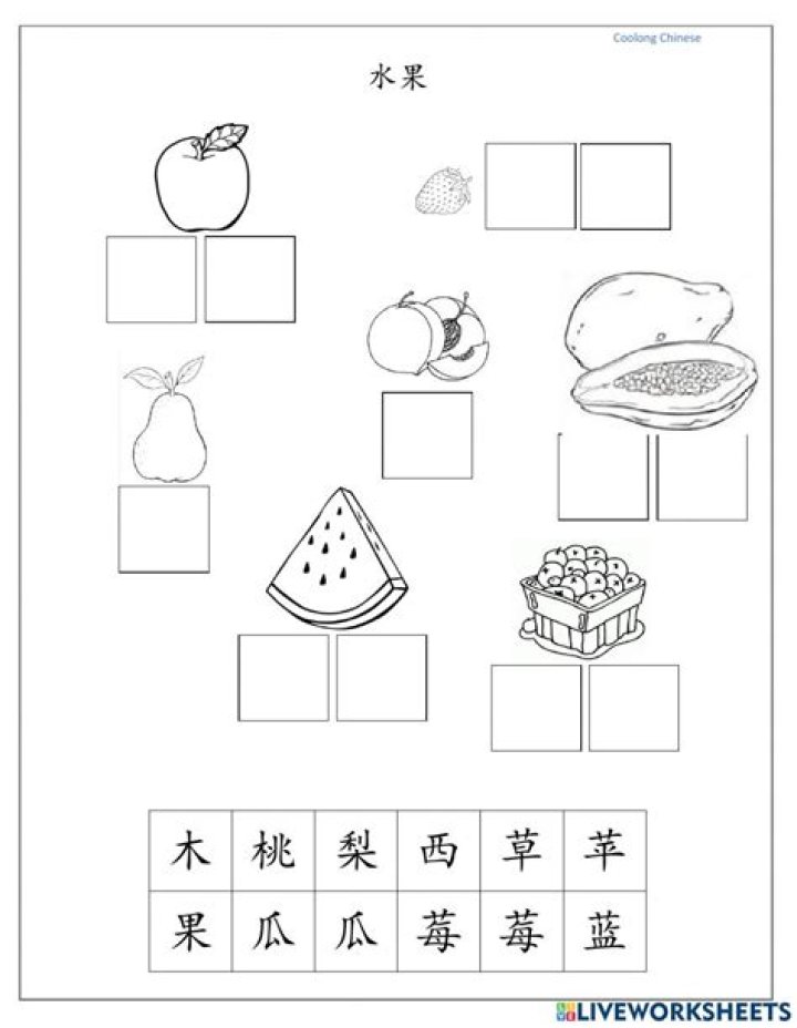 Free Chinese Kindergarten Worksheet PDF for Early Learning