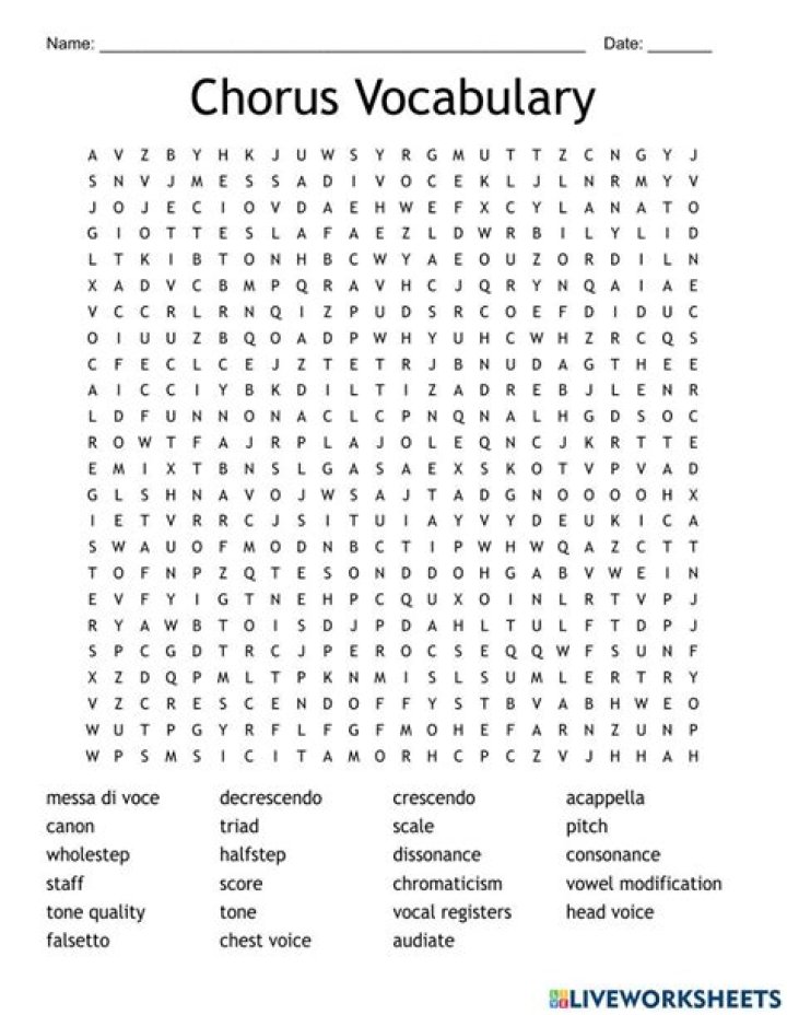 Free Choir Worksheets PDF for Singers & Teachers