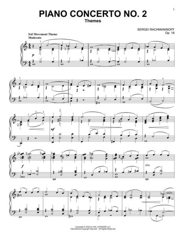Chopin Piano Concerto No. 2 Sheet Music PDF – Download Free Sheet Music