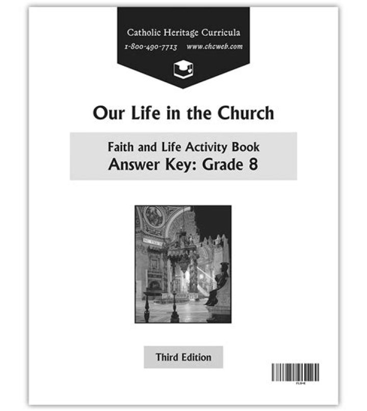 Christ Our Life Grade 8 Answer Key PDF with Answers & Explanations