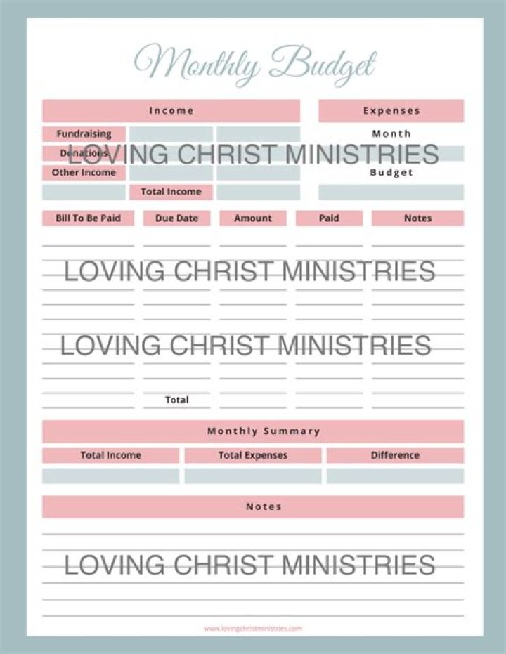 Christian Budget Worksheet PDF: Track Your Finances with Faith