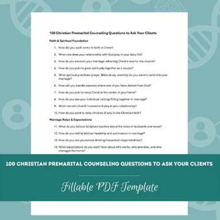 Christian Premarital Counseling Questions PDF: Essential Topics to Discuss