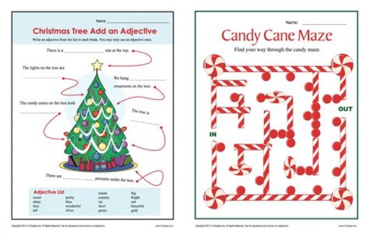 Christmas Activity Sheets PDF – Fun Printable Worksheets for Kids