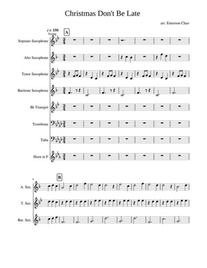 Christmas Don't Be Late Sheet Music PDF – Download Instantly