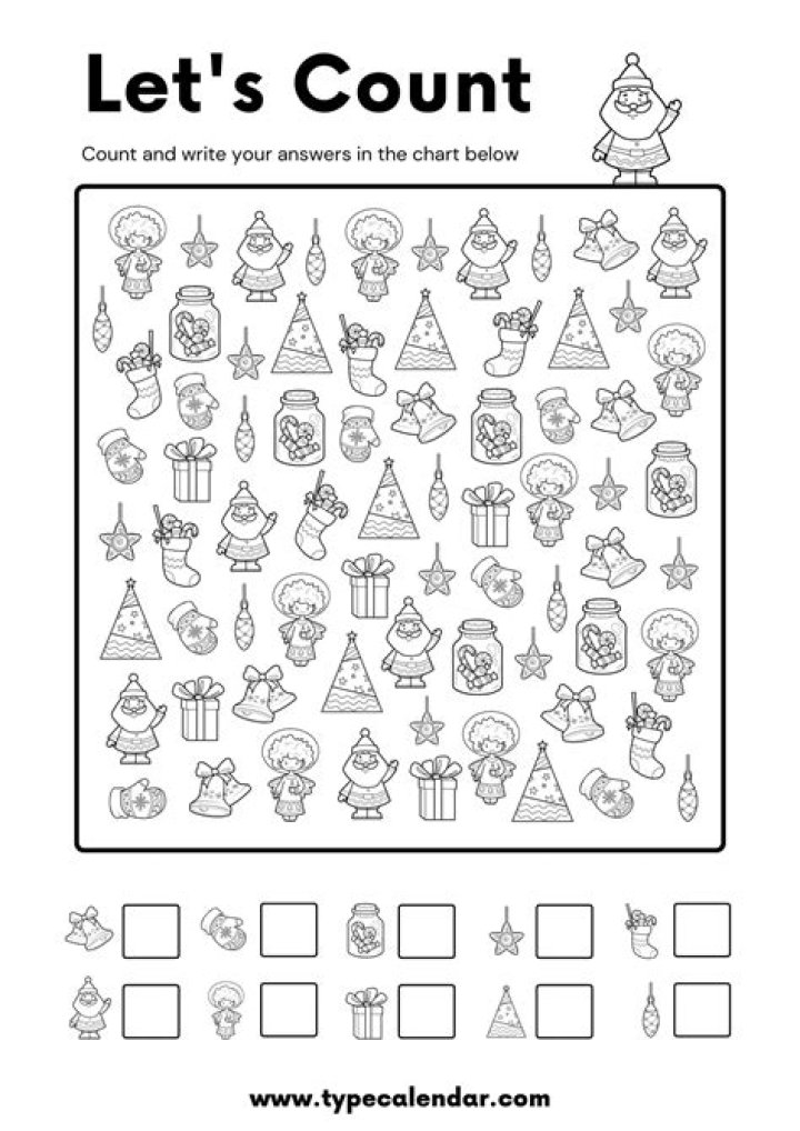 Christmas Worksheet PDF – Free Printable Holiday Learning Activities