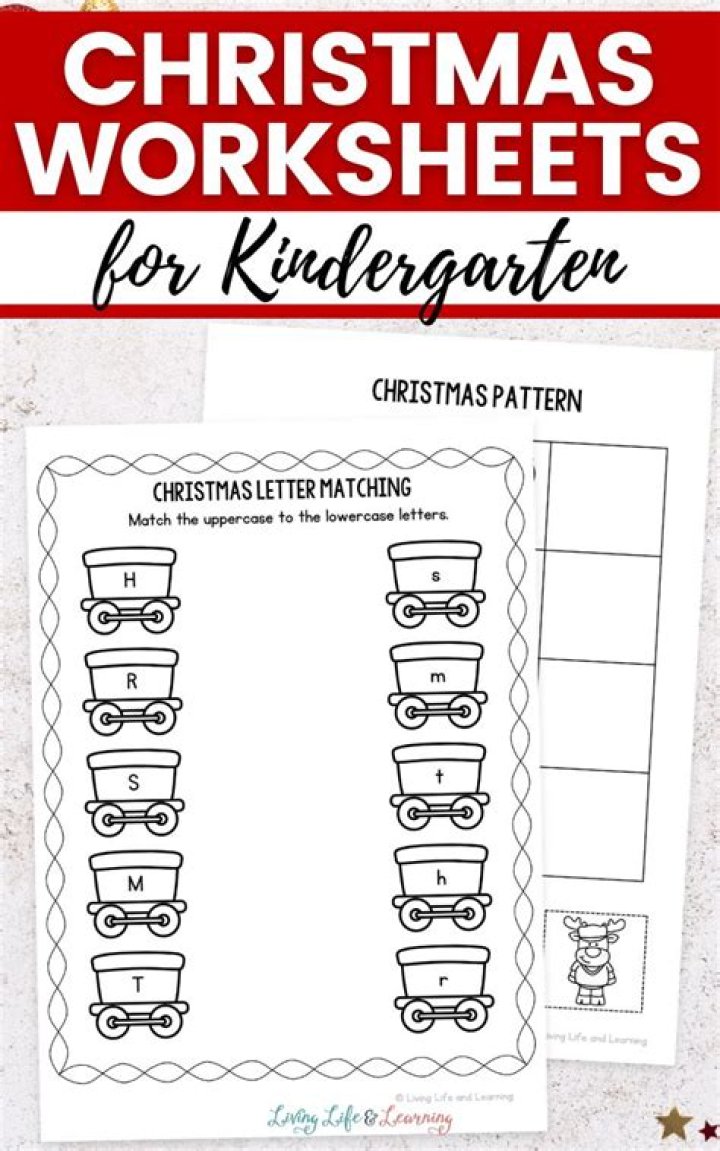 Free Christmas Worksheets for Kindergarten PDF - Fun Holiday Learning Activities