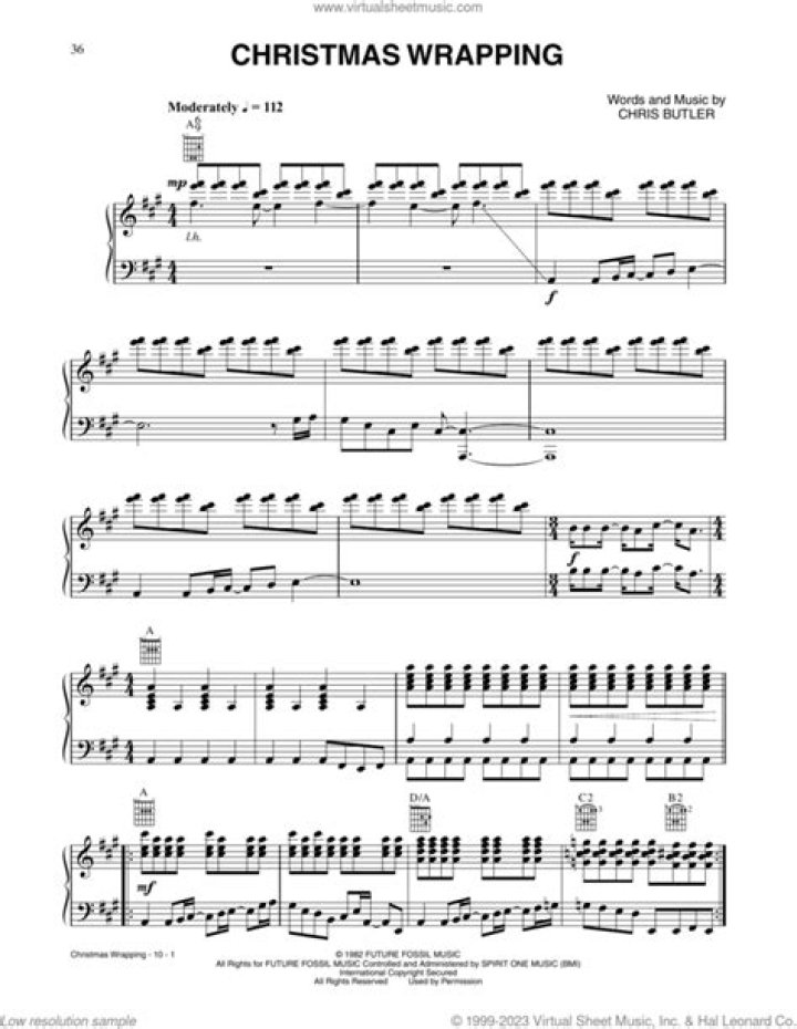 Christmas Wrapping Sheet Music PDF – Perfect Holiday Song Sheet in Printable Format