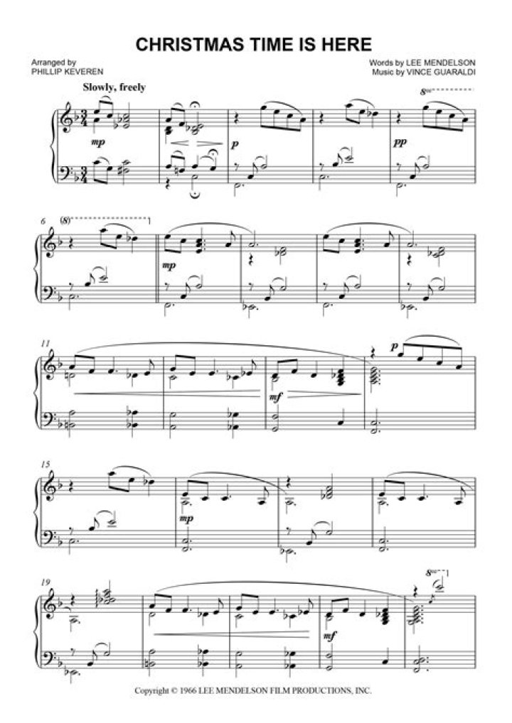 Download Free Christmas Piano Sheet Music PDF – Joyful Holiday Tunes