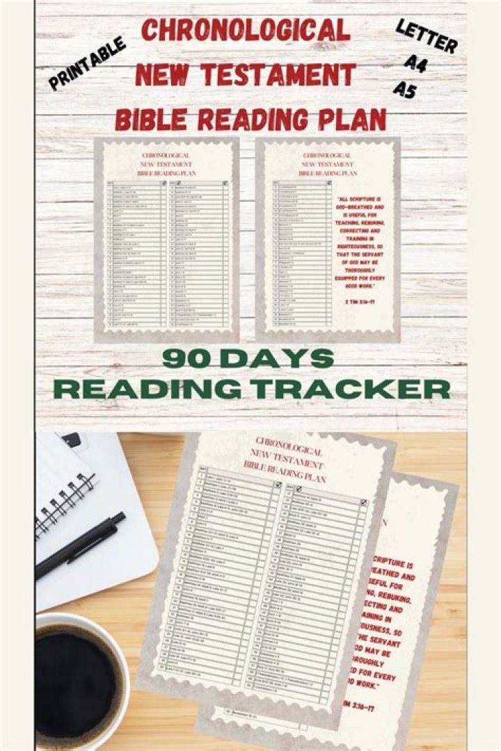 Chronological New Testament Reading Plan PDF: Study the Bible in Order
