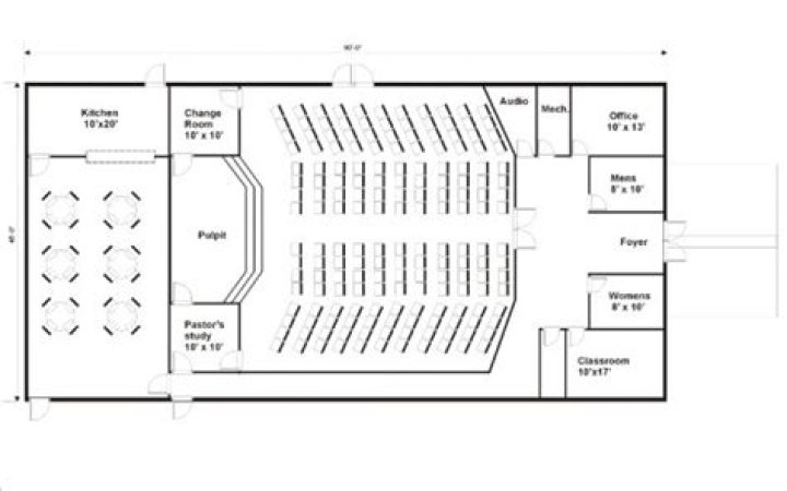 Download Free Church Floor Plans PDF for Your Design