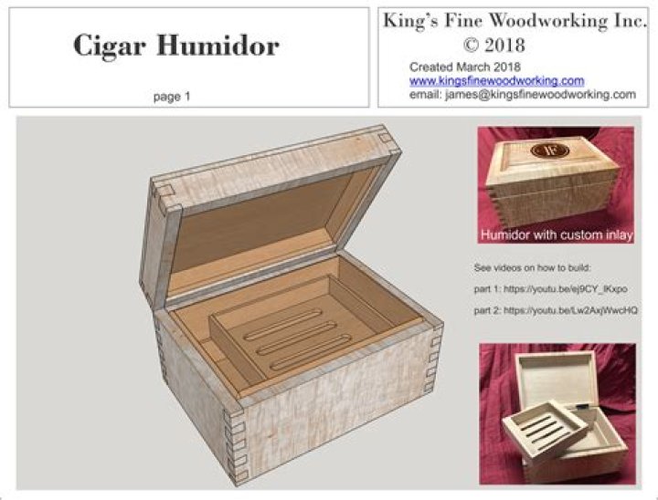Cigar Humidor Plans PDF – Ultimate Guide & Downloadable Designs