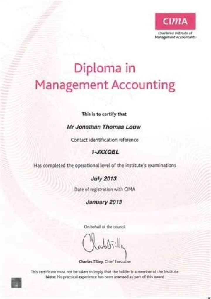 Cima Diploma in Management Accounting PDF: Complete Study Guide
