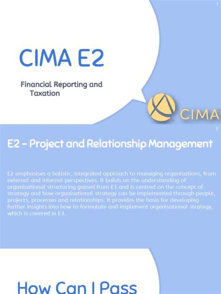 Cima E2 Project & Relationship Management: PDF Guide for Success