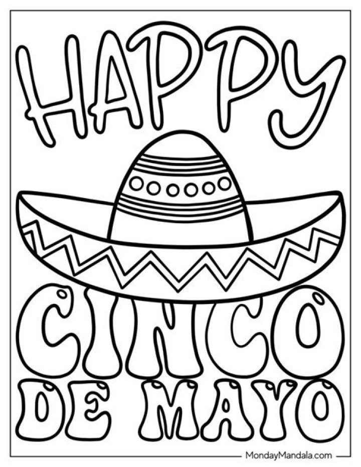 Printable Cinco de Mayo Coloring Sheets PDF – Free Download