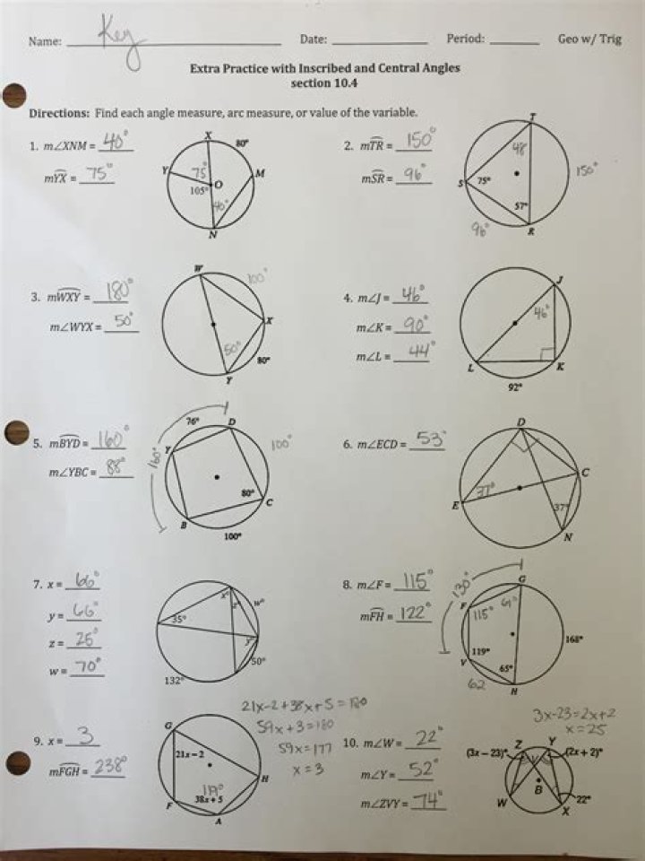 Circle Geometry Questions and Answers PDF – Master Circular Math