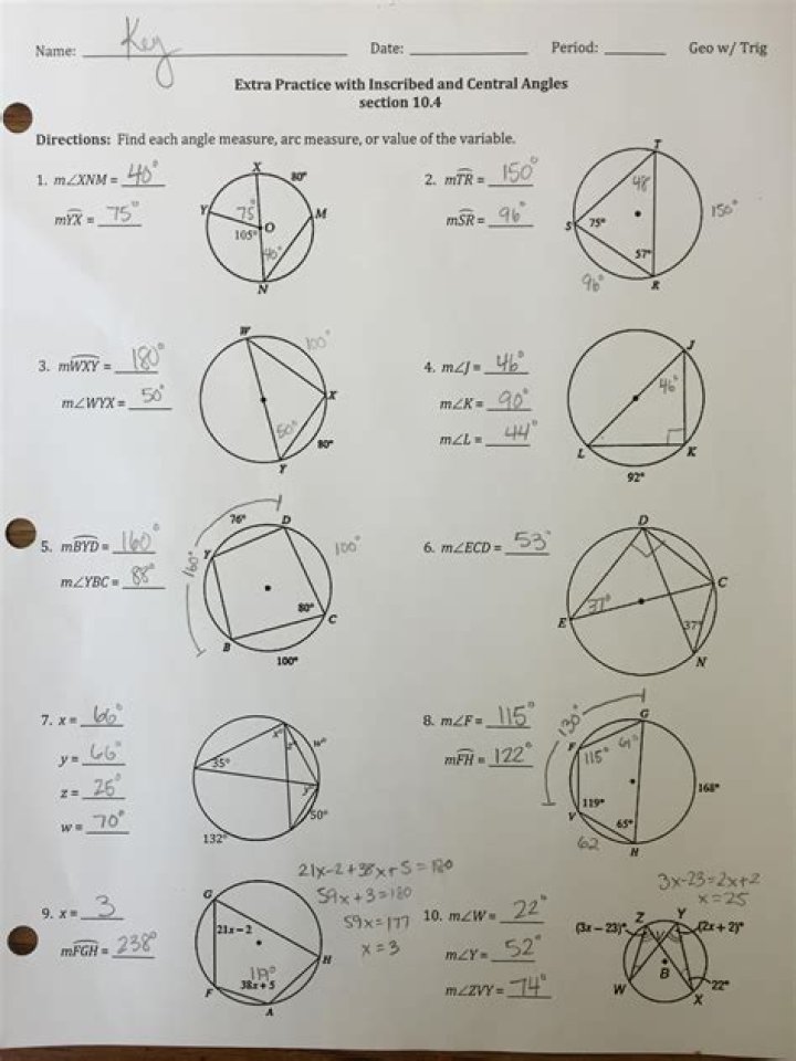 Circle Geometry Questions PDF – Download Practice Problems & Solutions