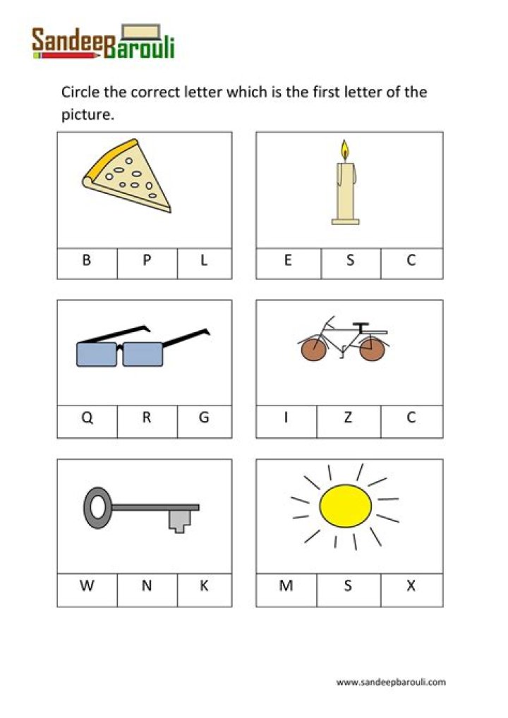 Free Kindergarten Letter Circle Worksheets PDF | Printable Activities