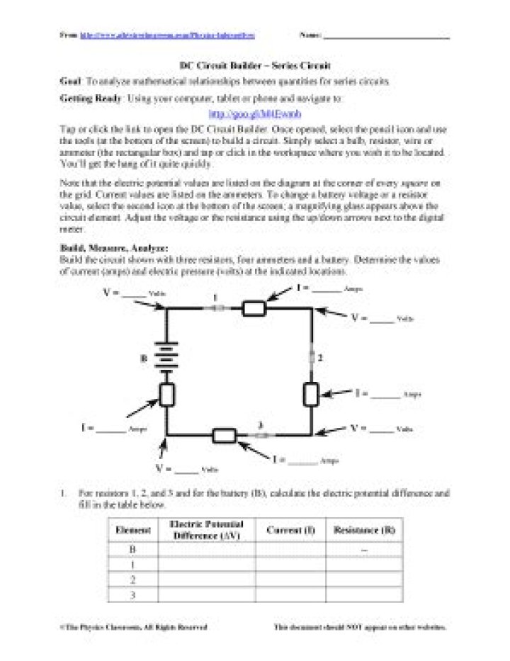 Free Circuit Builder Answer Key PDF for Students & Hobbyists