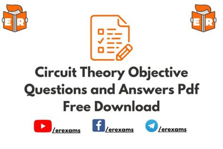 Circuit Theory Gate Questions with Solutions PDF – Expert Study Guide