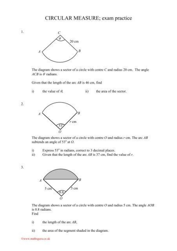Circular Measure Questions and Answers PDF: Expert Guide
