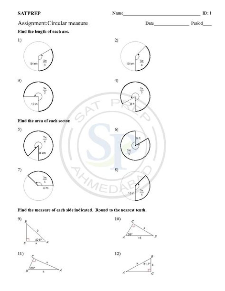 Circular Measure Worksheet PDF for Sustainable Resource Tracking