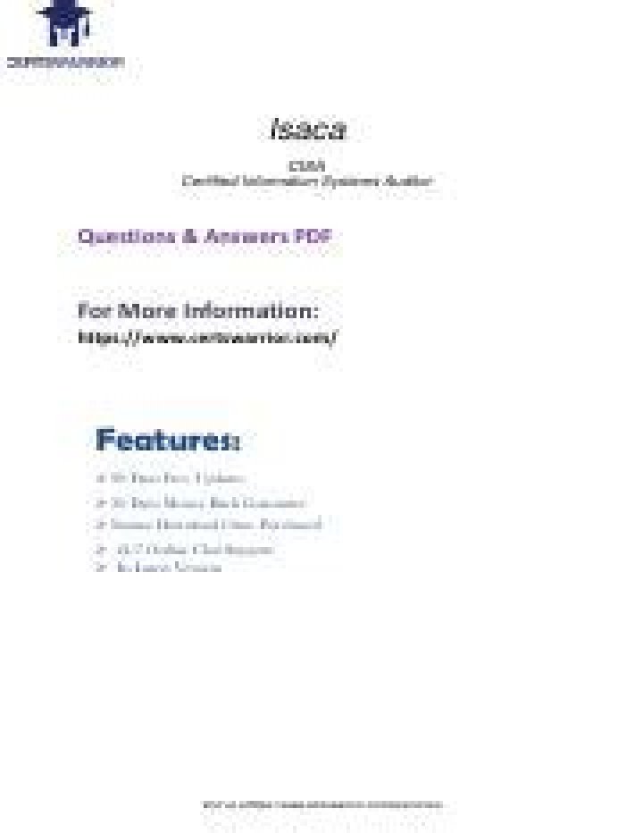 CISA Practice Questions PDF: Essential Exam Prep Resources