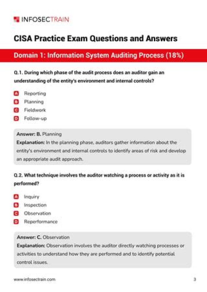 Free Download CISA Question Bank PDF – Study Guide & Practice Tests