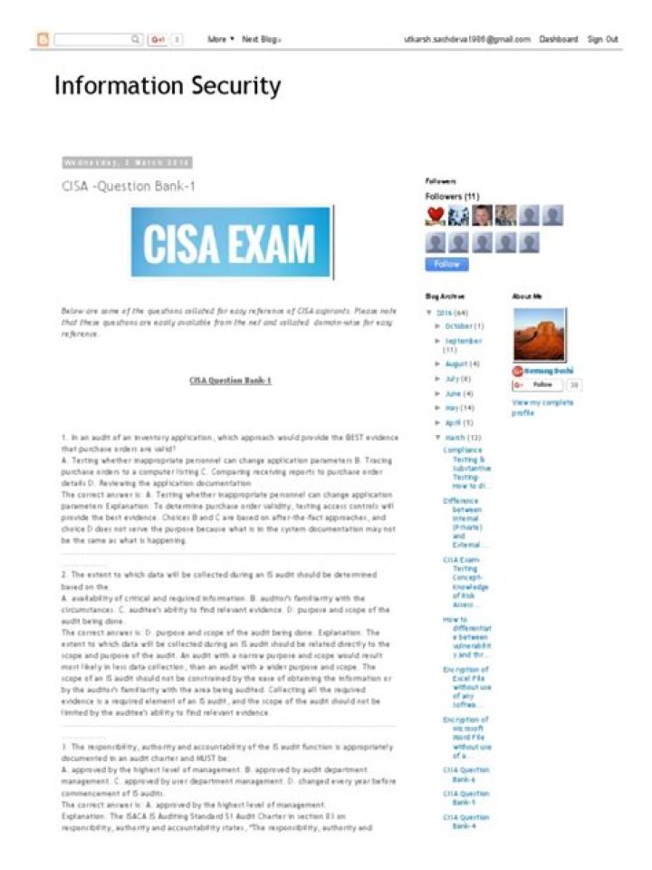 Download CISA Question Bank PDF for Exam Preparation
