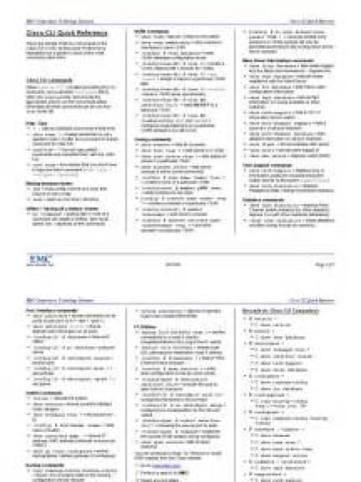 Cisco CLI Cheat Sheet PDF: Essential Commands for Network Engineers