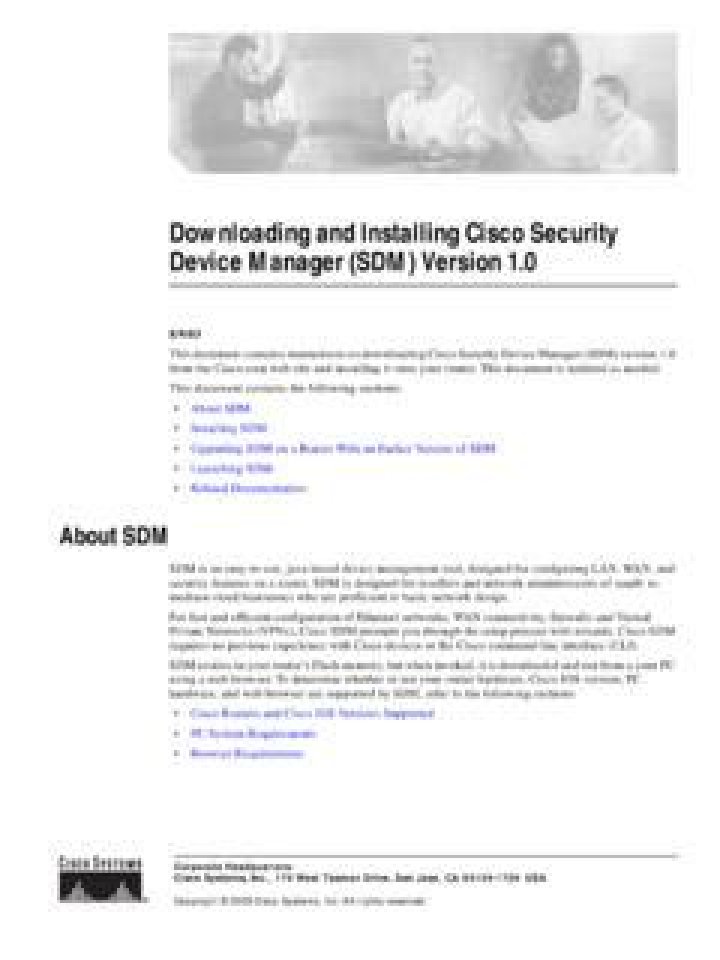 Cisco Security Device Manager PDF: Complete Guide & Download