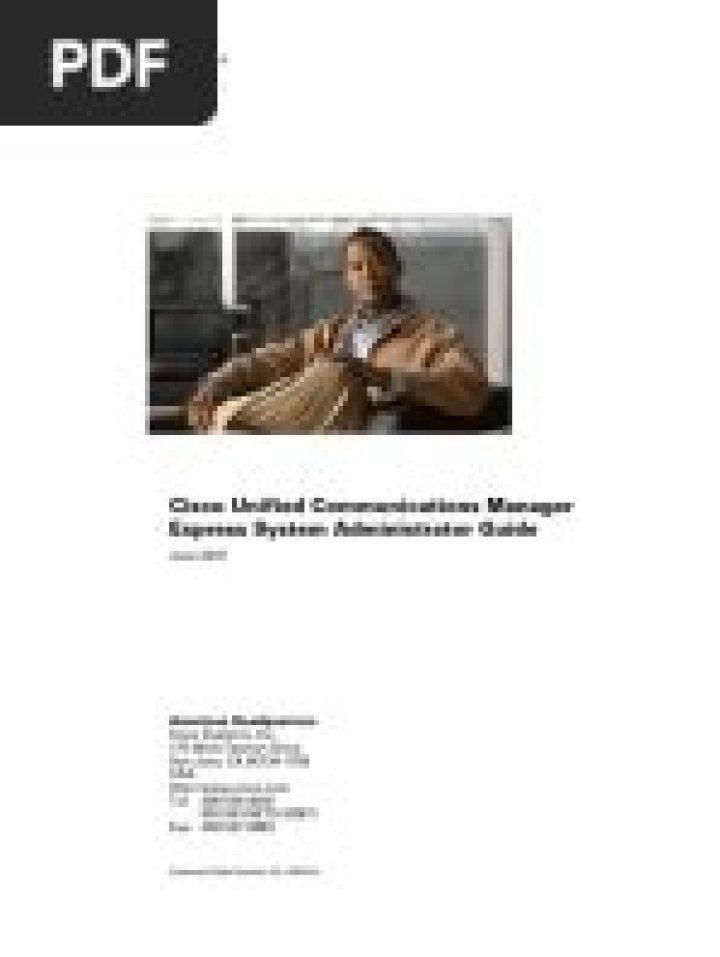 Cisco UCM Express System Administrator Guide: Complete PDF Manual