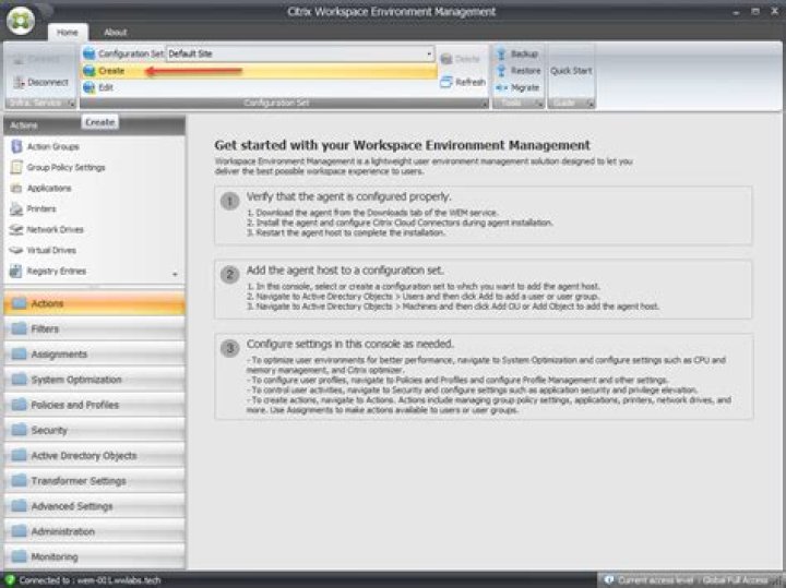 Citrix Workspace Environment Management Guide v4.1 Installation & Setup