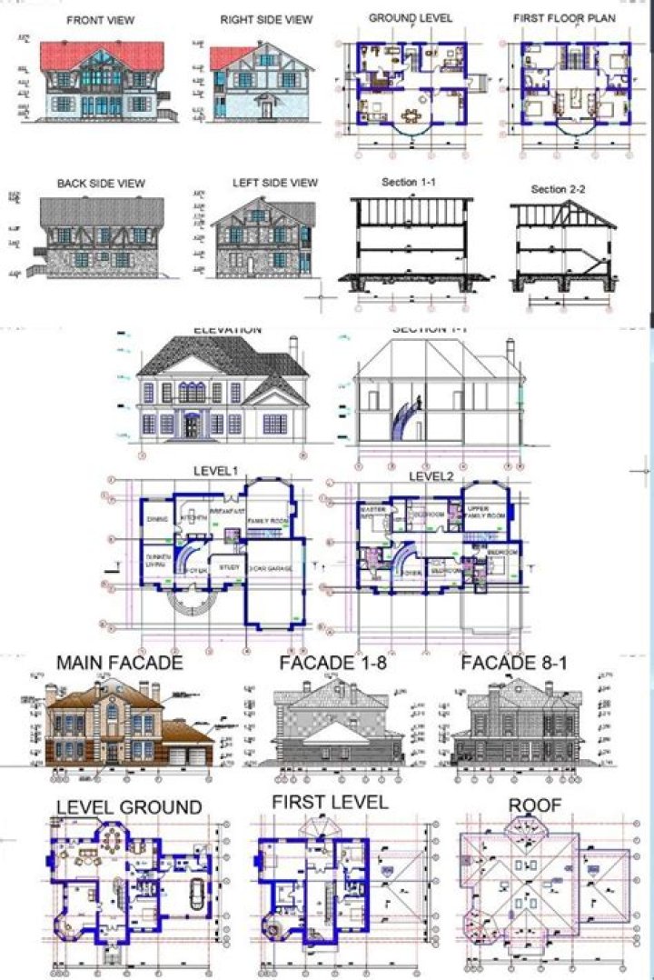 Download Free Civil Engineering House Plan PDF Templates