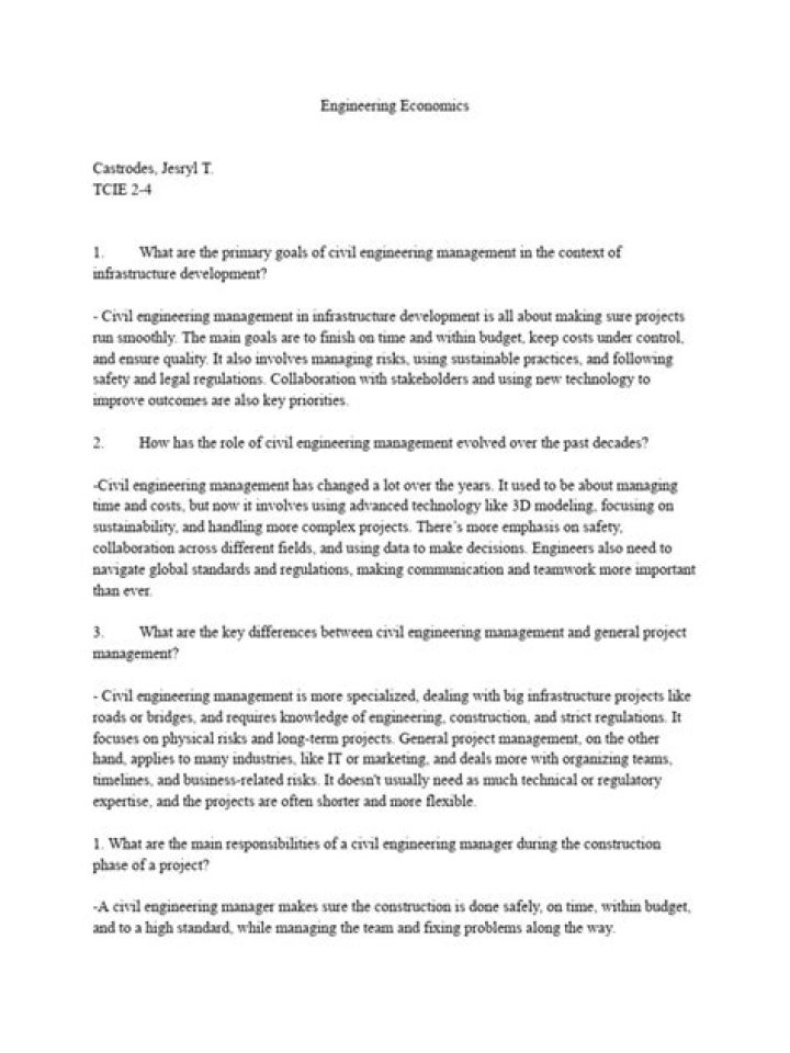 Comprehensive Civil Engineering Management PDF Guide