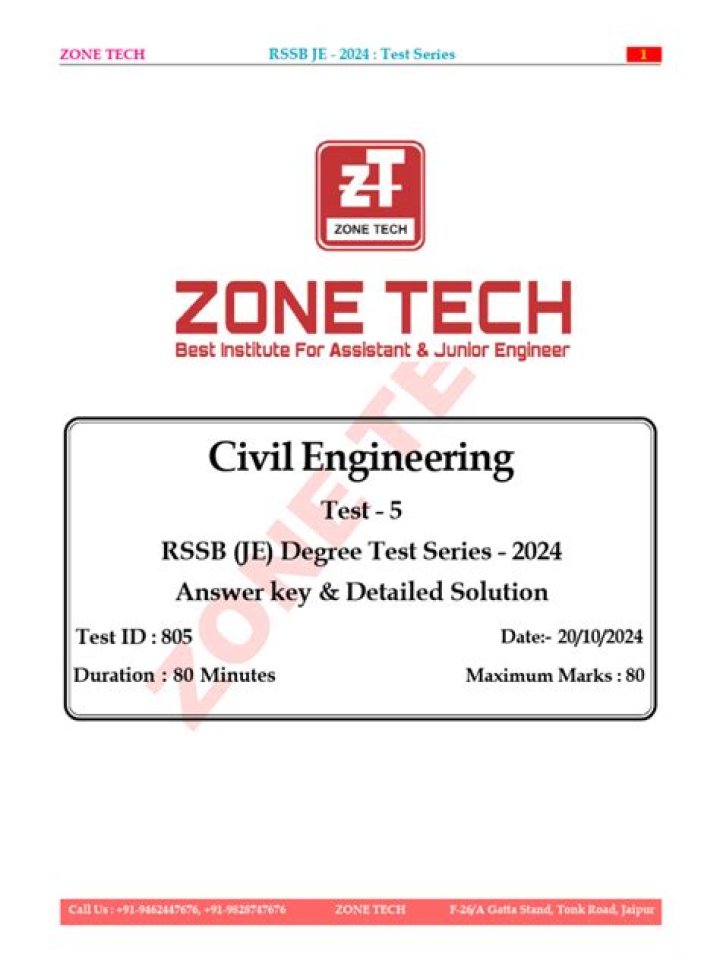 Civil Engineering Test Series PDF: Practice Tests & Study Guide
