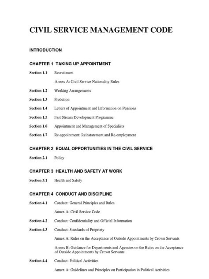 Civil Service Management Code PDF: Official Guide & Download