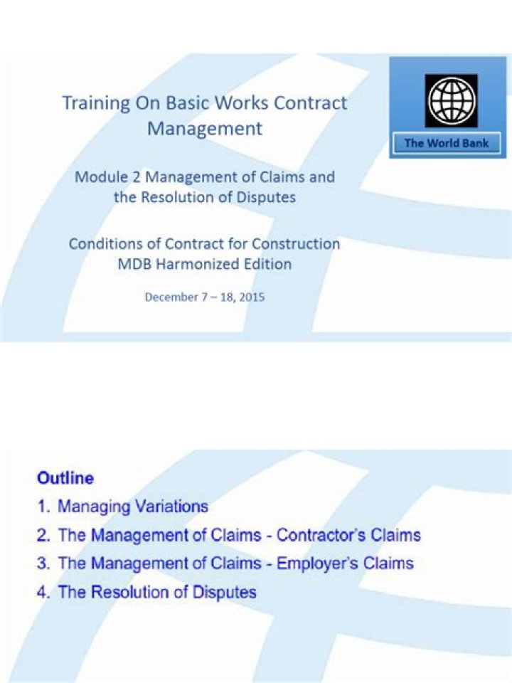 Effective Claims Management in Construction Contracts PDF Guide