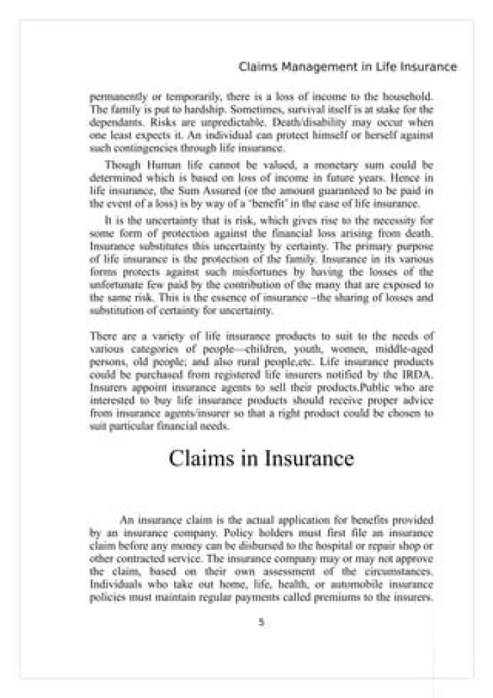 Claims Management in Life Insurance: Expert PDF Guide